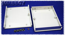 Hammond 1598BGY ABS-Muovi / Alumiini Asennuskotelo 134x135x50mm Harmaa