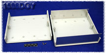 Hammond 1598DGY ABS-Muovi / Alumiini Asennuskotelo 180x206x64mm Harmaa