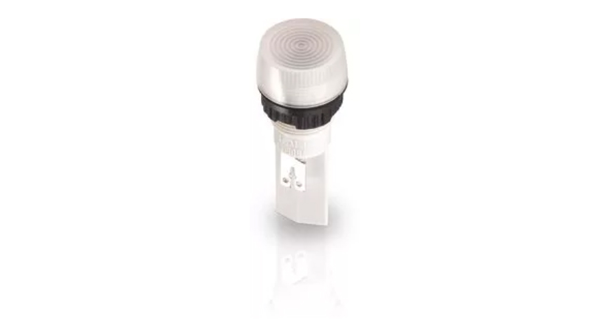 RAFI 1.63.004.100/0000 Merkkivalo lamppukannalla - BA 9s, 16.2 mm, IP65, housing, 250 Volt, Flat quick-connect terminal 6.3 x 0.8 / 2 x 2.8 x 0.8 tin-plated