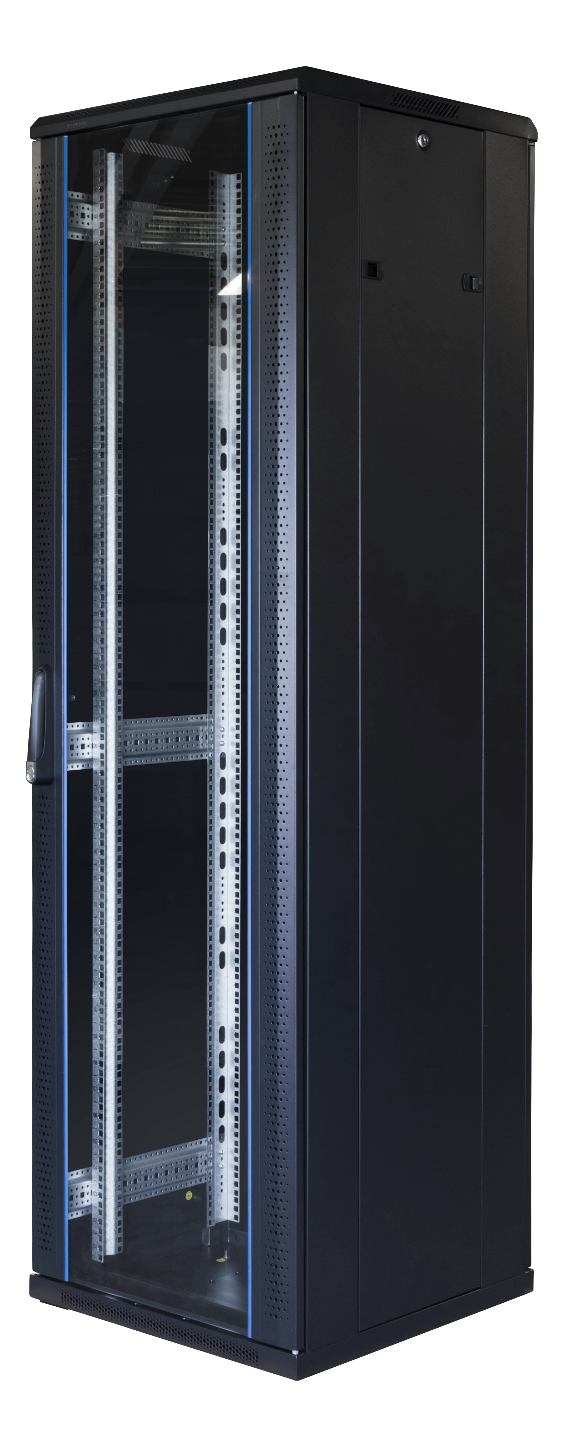 TOTEN 19-G6642GM - System G 19" Räkkikaappi 42U 600x600mm 800kg kuorma Musta