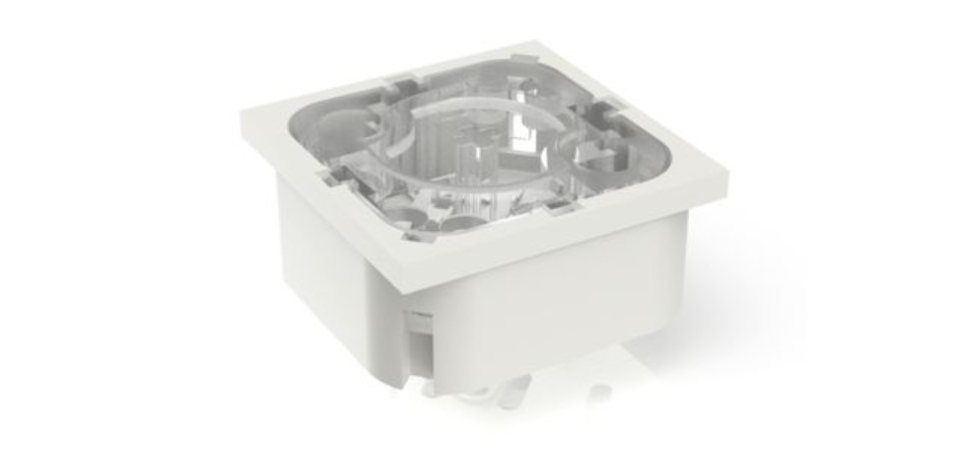 [3.14.001.006/0000] RAFI 3.14.001.006/0000 RF 19, silver, non-illuminated, 2,9±0,6 N, bezel transparent, 1 NO