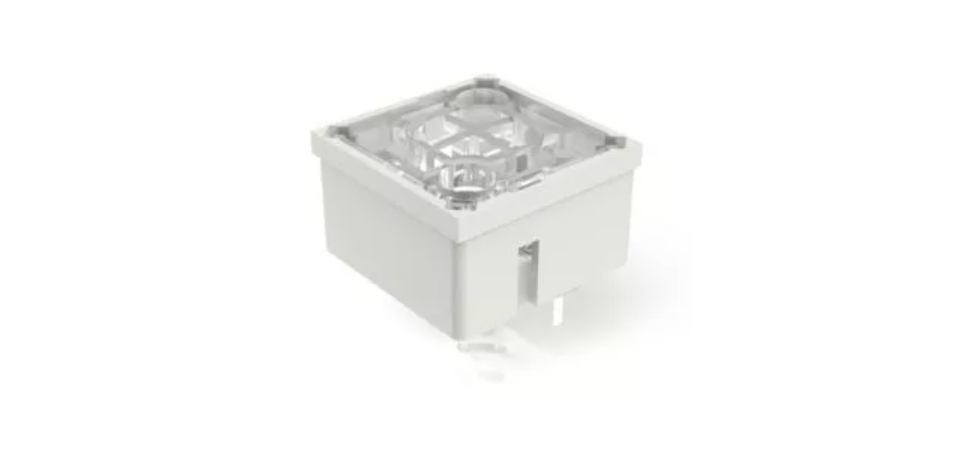 RAFI 3.14.100.001/0000 RF 15 Painikekytkin - gold, non-illuminated, 2,9±0,6 N, bezel transparent, 1 NO