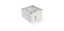 RAFI 3.14.100.006/0000 RF 15 Painikekytkin - silver, non-illuminated, 2,9±0,6 N, bezel transparent, 1 NO