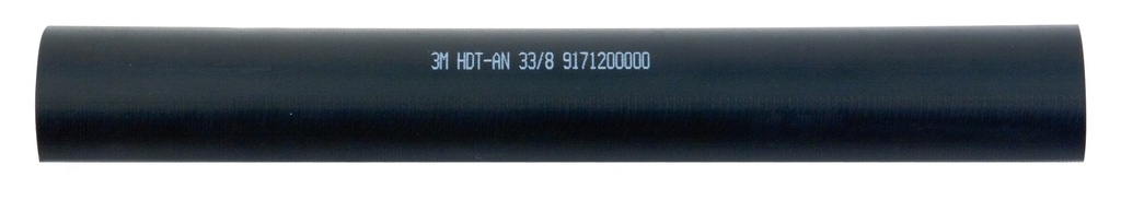 [7000099378] 3M HDTAN33 HDT-AN lämpökutisteputki musta 33/8 mm