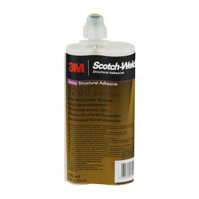 [7000080037] 3M Scotch-Weld -epoksiliima 7260FC NS, Vaalea, Part B/A, 400 ml