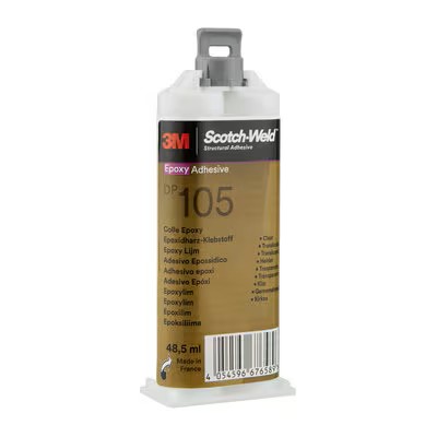 3M Scotch-Weld DP-105 epoksiliima, kirkas, 48,5 ml, 12/pakk
