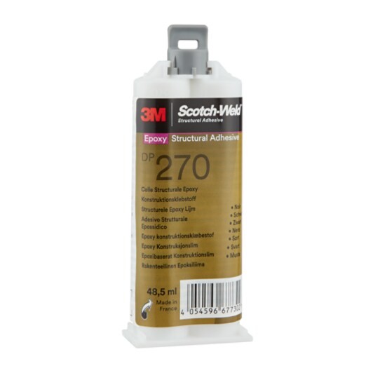 [7100200491] 3M Scotch-Weld DP-270 epoksiliima, musta, 48,5 ml, 12/pakk