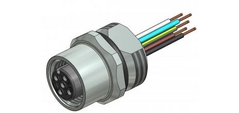 CONEC 43-02735 - M12 LIIT 5NAP NAARAS PANEELI