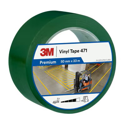 3M 471 VINYYLITEIPPI, VIHREÄ, 50 mm x 33 m
