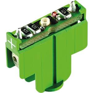 RAFI 5.05.511.747/1500 LED-liitin - FS technology QC Clip, 24 Volt, green