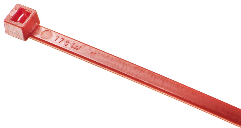 ELEMATIC 5215CR NIPPUSIDE 200x3,5mm PUNAINEN 100kpl
