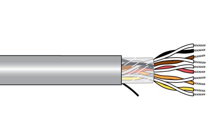 ALPHA 5263C - PARIKAAPELI 3x0.23mm2 HARMAA 30.5m