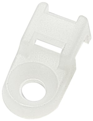 [5460] ELEMATIC 5460 Kiinnitysalusta nippusiteelle PA6.6 - max 4.8mm nippusiteelle vaalea 100 kpl