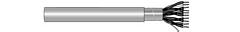 ALPHA 5476C - Parikierretty kaapeli 6x2x24AWG foliosuojattu 305m