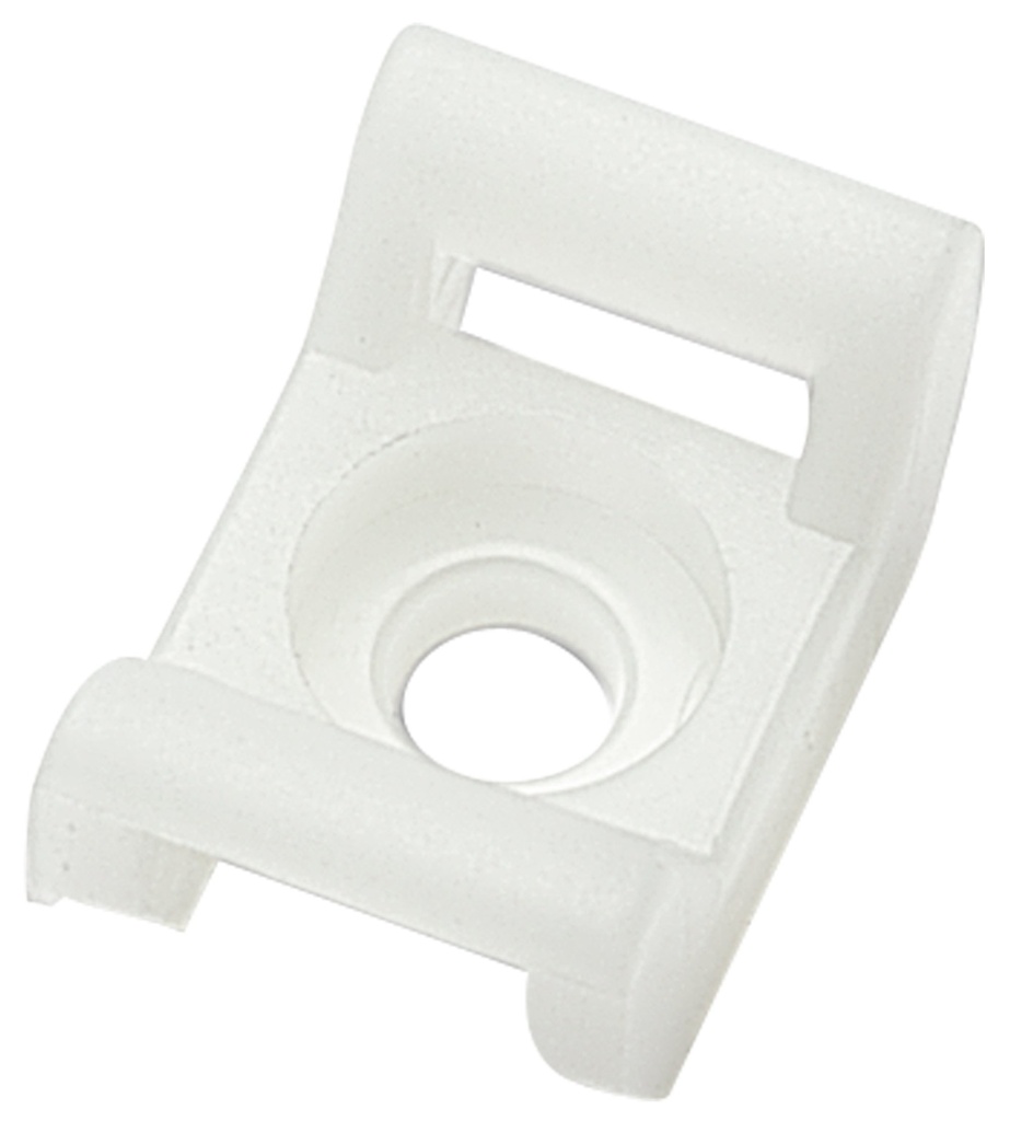 [5498] ELEMATIC 5498 Kiinnitysalusta nippusiteelle PA6.6 - max 4.8mm nippusiteelle vaalea 100 kpl