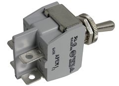 [641H/2] APEM 641H/2 - 600H-sarjan Vipukytkin 2-napainen ON-OFF Asennusaukko 12,2 mm