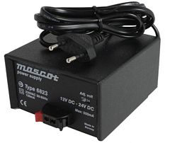 [6823122400] MASCOT 6823/24VD - 12-24V 0.5A 12W Virtalähde AC/DC koteloitu, reguloitu