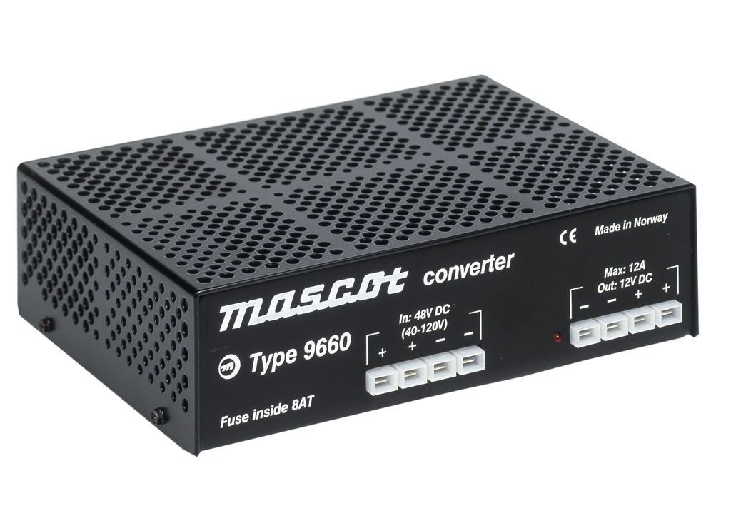 MASCOT 9660 48/12VD - 48/12V 12A 158W Muunnin DC/DC