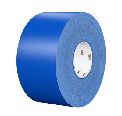 3M 971L LATTIAMERKINTÄTEIPPI SININEN, 609,6 mm x 32,9 m, 0,43 mm
