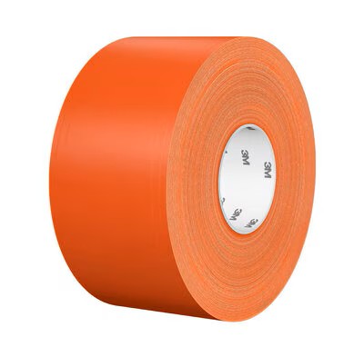 3M 971L LATTIAMERKINTÄTEIPPI ORANSSI, 609,6 mm x 32,9 m, 0.43 mm