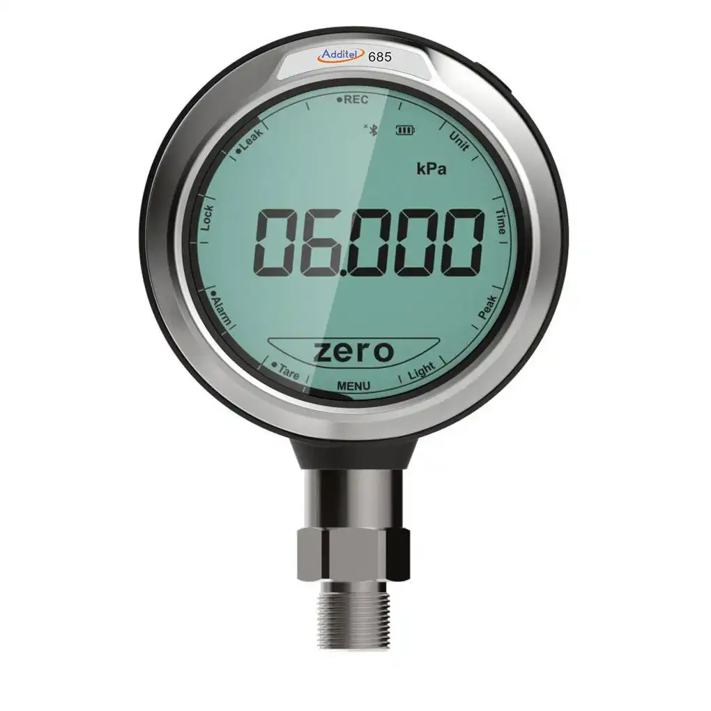 Additel ADT685-05-GP15K-BAR-B-DL - ADT685 Digitaalinen painemittari 0.05%FS, 0...1000 bar, mittaripaine, 1/4BSP M, dataloggeri