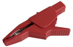 HIRSCHMANN AK2B2540I - Eristetty Hauenleuka 1000V Turvamittajohdoille/4 mm Banaaniliittimille - Punainen