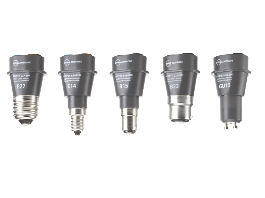 [ADPTR-KIT1-EUR] AMPROBE AMP ADPTR-KIT1 - Valaisinadapterisarja 5kpl+pussi