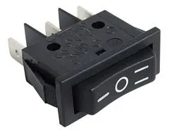 Keinukytkin 1 Napainen ON/OFF/ON 16A Musta -MOLVENO B115C112A000
