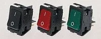 MOLVENO B418C1E110000 - Keinukytkin Vihreä ON / OFF 250 VAC / 16A