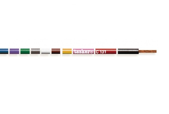 TASKER C131-PK - TAIPUISA YKSINAPAINEN KAAPELI 1x0,35mm2 PVC 200m KELA PINKKI