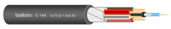 TASKER C144 - 1X75 OHM + 4x0.50 VIDEOKAAPELI 100m