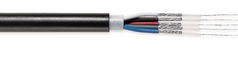 TASKER C145-MU - 5XMINI COAXIAL 75OHM MUSTA 100m