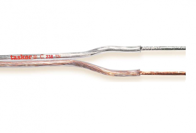 [C238TN] TASKER - C238TN KAIUTINKAAPELI 2x2,00 mm2 -  PVC 100 m KELA - KIRKAS