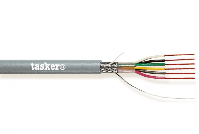 [C245] TASKER - C245 LiYCY KAAPELI 7x0,14 mm2 -  PVC 100 m KELA - HARMAA