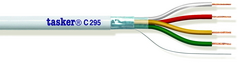 TASKER C295 - Asennuskaapeli 4X0.22mm2 VALKOINEN 100m