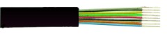 [C608 BLACK 100M] TASKER C608-MU - Modulaarikaapeli 8-napainen musta 100m