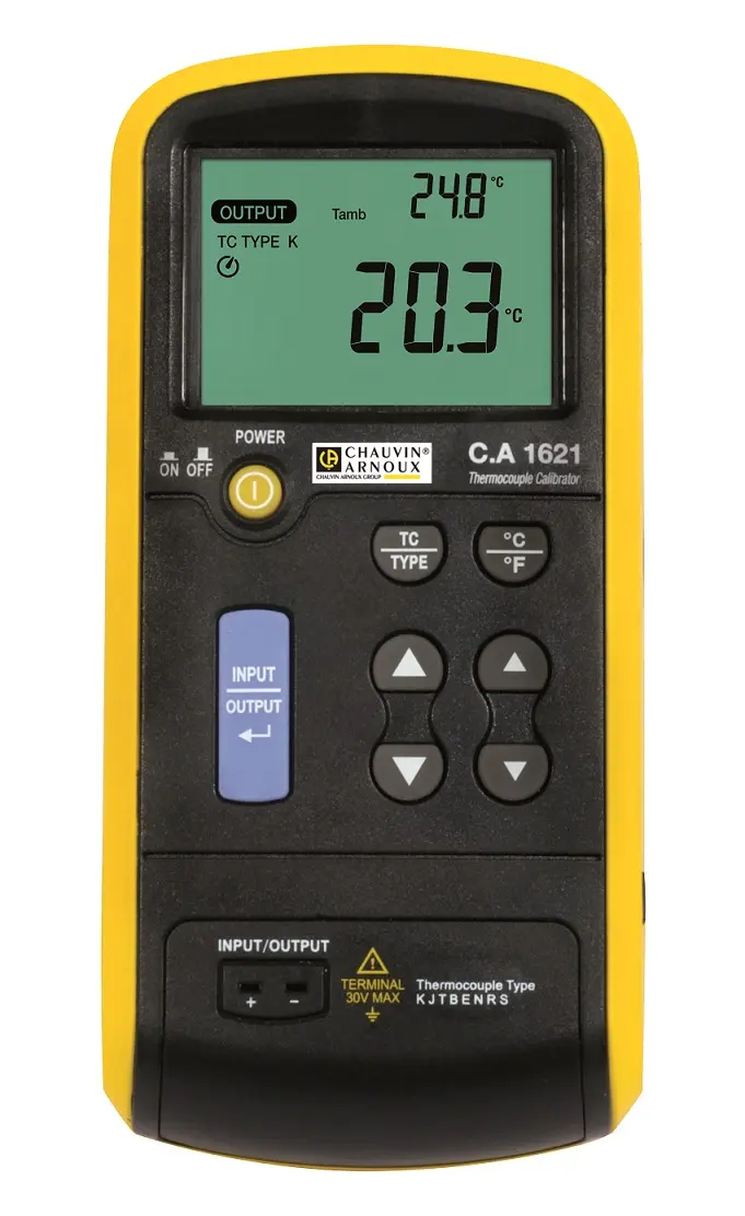 [P01654621] Chauvin-Arnoux CA 1621 - Lämpötilakalibraattori termoelementit