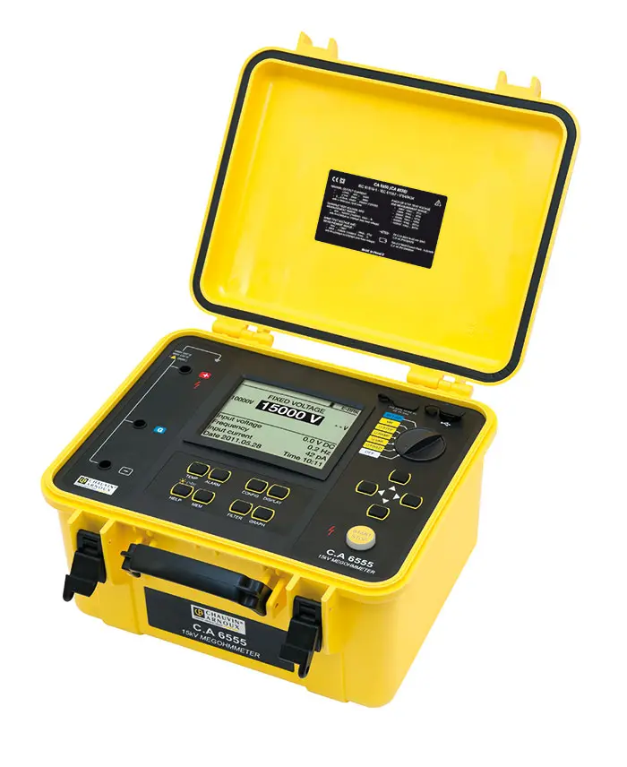 Chauvin-Arnoux CA 6555 - Eristysvastusmittari 15kV
