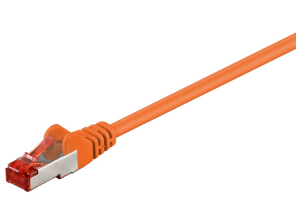 GOOBAY CAT6-100SSTP CAT6 KAAPELI 1m S/FTP (PiMF) - ORANSSI