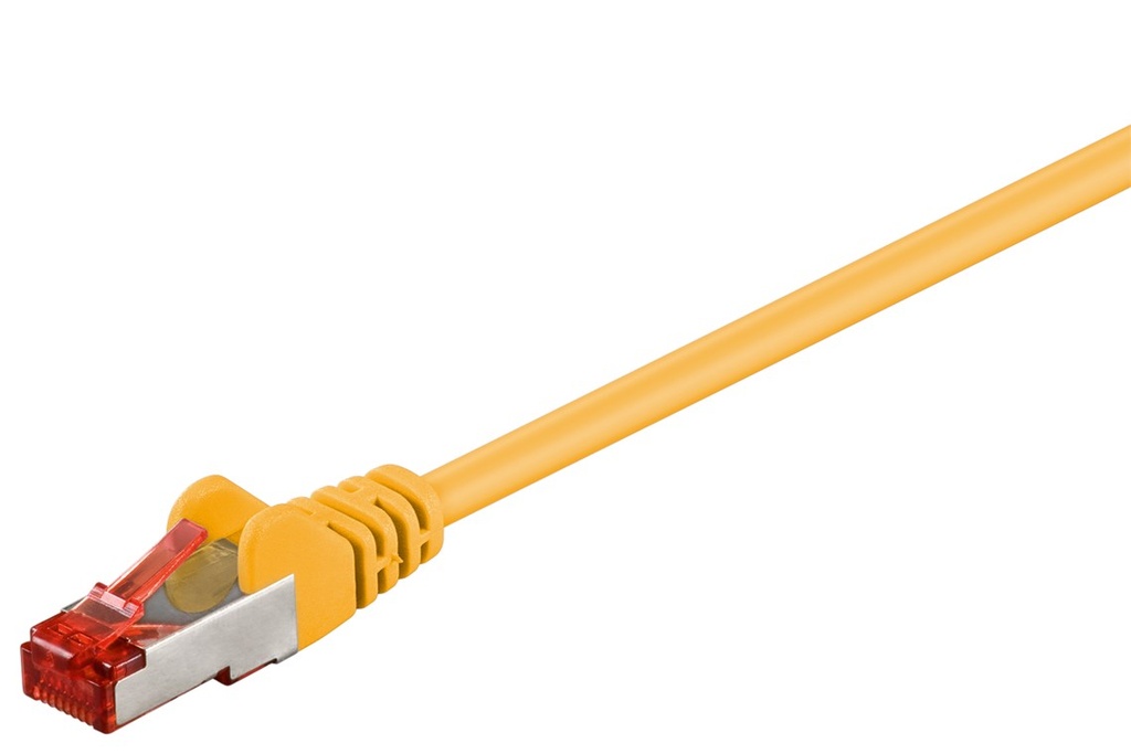 [95578] GOOBAY CAT6-150SSTP CAT6 KAAPELI 1.5m S/FTP (PiMF) - KELTAINEN
