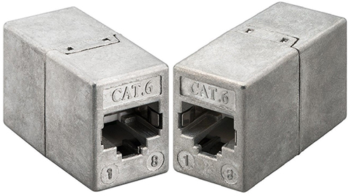 CAT6-JATKO - RJ45 (CAT6) Suojattu Jatkoliitin Naaras / Naaras