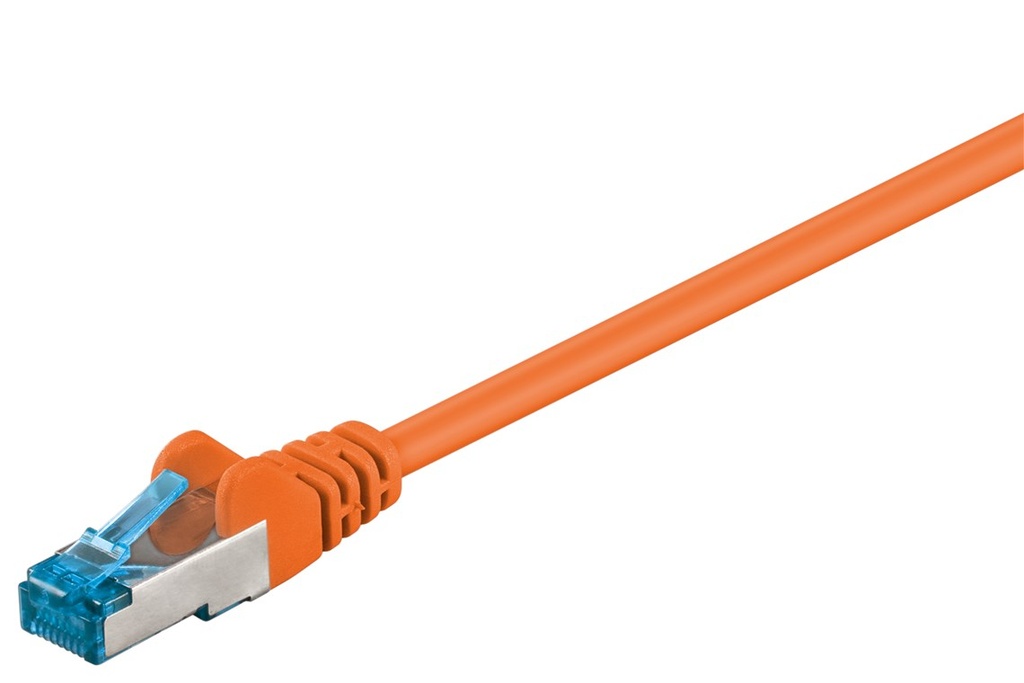 GOOBAY  CAT6A-050SSTP-OR CAT6A KAAPELI 0,5m, S/FTP (PiMF) LSZH - ORANSSI