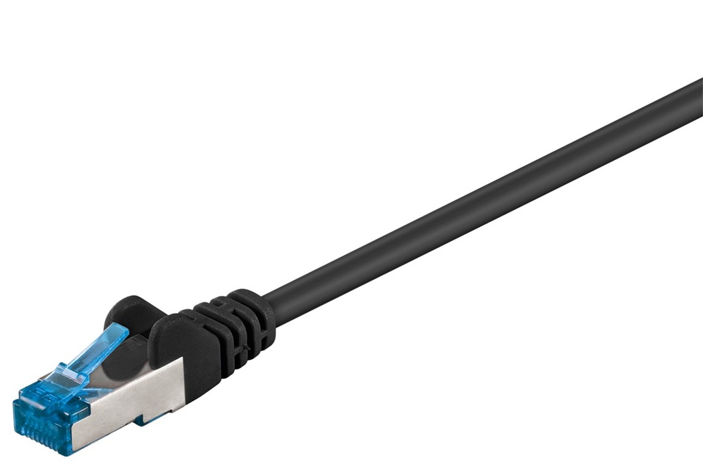 GOOBAY  CAT6A-300SSTP-MU CAT6A KAAPELI 3m, S/FTP (PiMF) LSZH - MUSTA