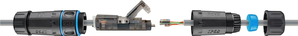 GOOBAY CAT6A-CC-UTP JATKOLIITIN CAT6A UTP IP68