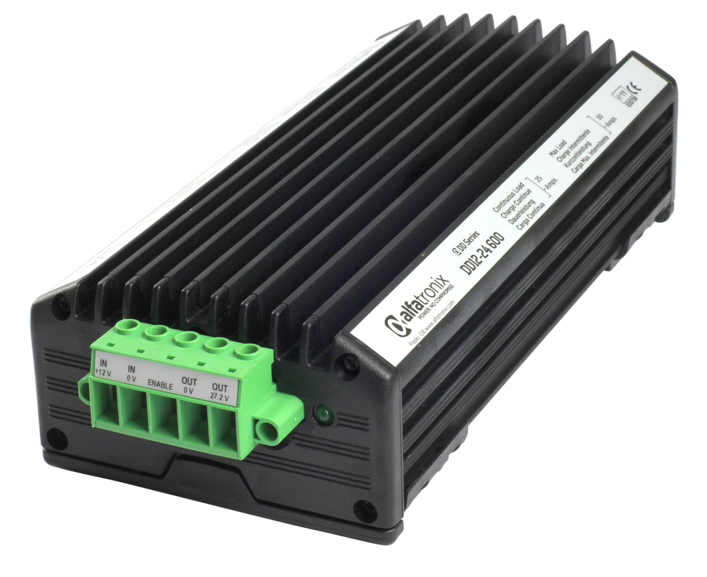 [DD12-24 600] ALFATRONIX DD 12-24 600 25A 12/24V galvaanisesti erottamaton muuntaja
