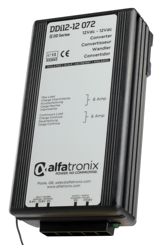 [DDI12-12 072] ALFATRONIX DDi 12-12 072 6A 12V/12V jännitteenerotin