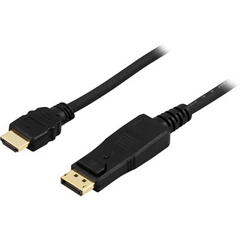 YES DP-3020 - DisplayPort / HDMI-kaapeli 2m