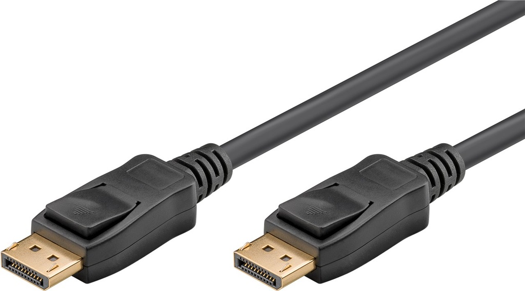 GOOBAY DP-58534 DISPLAYPORT-KAAPELI 2m MUSTA 8K 60HZ