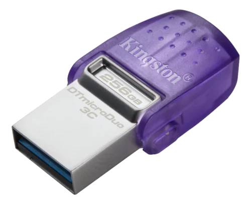 KINGSTON DTDUO3CG3/256GB - 256GB DataTraveler microDuo 3C muistitikku USB-A/USB-C