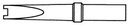 WELLER ET-SMD1206 - VARATERÄ SMD-1206 3.8X1.5  LR-21